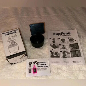 Sale NWT WeatherTech CupFone in black color for car/auto